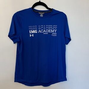 Under Armour IMG Academy short-sleeve training t-shirt in royal blue bnwt